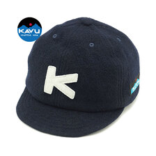 KAVU Baseball Cap WOOL NAVY 19820318画像