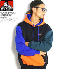 BEN DAVIS HEAVY SWEAT HOODIE SP -BLACK- C-1780049画像