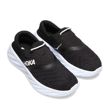 HOKA ONE ONE ORA RECOVERY SHOE 2 BLACK/WHITE 1119398-BWHT画像