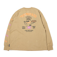 DC SHOES 21 GRAPHICS PRINT LS BEIGE DLT214024-BEG画像