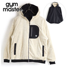 gym master リバーシブルボア&times;タスロンフードJKT ナチュラル/ブラック G802365-31画像