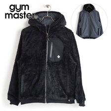 gym master リバーシブルボア&times;タスロンフードJKT ブラック/チャコール G802365-07画像