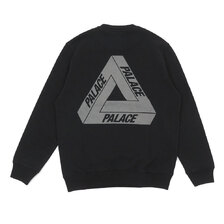 Palace Skateboards 21AW SLUB CREW BLACK画像