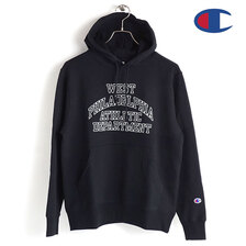 Champion HOODED SWEATSHIRT BLACK C3-U113-090画像