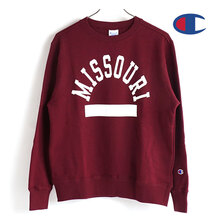 Champion CREW NECK SWEATSHIRT MAROON C3-U022-970画像