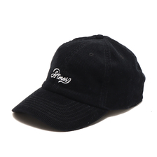 atmos CORDUROY 6 PANEL CAP BLACK MAT21-A036-BLK画像