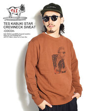 The Endless Summer TES KABUKI STAR CREWNECK SWEAT -COCOA- FH-1774323画像