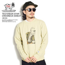 The Endless Summer TES KABUKI STAR CREWNECK SWEAT -BEIGE- FH-1774323画像
