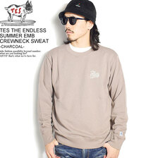 The Endless Summer TES THE ENDLESS SUMMER EMB CREWNECK SWEAT -CHARCOAL- FH-1774315画像