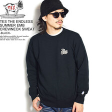 The Endless Summer TES THE ENDLESS SUMMER EMB CREWNECK SWEAT -BLACK- FH-1774315画像