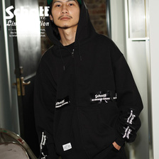 Schott FULL ZIP SWEAT PARKA "STICKER" 3113190画像