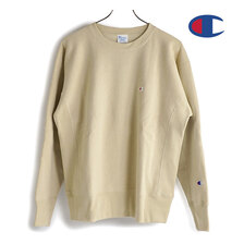 Champion REVERSE WEAVE CREW NECK SWEATSHIRT SAND BEIGE C3-Q017-782画像