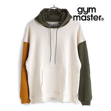 gym master メンズ オーガニックコットン吊り編み裏毛プルパーカー ナチュラルクレイジー G733678-90画像