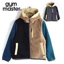 gym master メンズ リバーシブルマウンテンパーカー ブラックCRZ G733647-96画像