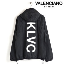 VALENCIANO BY KELME メンズ ナイロンパーカー CHARCOAL BLACK KV750-102画像
