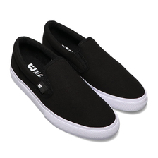 DC SHOES MANUAL SLIP-ON BLACK/WHITE DM214015-BKW画像