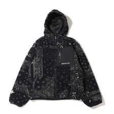DC SHOES 21 BOA ZIP HOODED JACKET BLACK BANDANA DJK214003画像