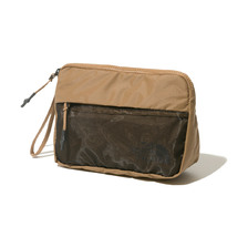THE NORTH FACE GLAM POUCH S UTILITY BROWN NM82071-UB画像