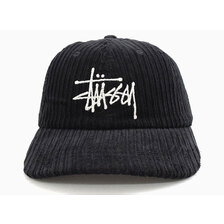 STUSSY Corduroy Big Logo Low Pro Cap 1311013画像