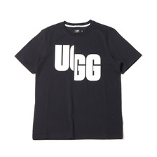 UGG OVERSIZED LOGO TEE CHOPD BLACK 1129295画像