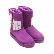 UGG CLASSIC SHORT II CHOPD PURPLE SKY 1129231-PLSK画像