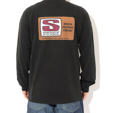 STUSSY Equipment Company Pigment Dyed L/S Tee 1994730画像