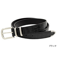 STUSSY Gator Leather Dress Belt 135181画像