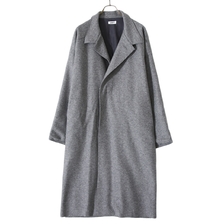 AUBETT super140'sパイルメルトンオーバーコート 21-02-021画像