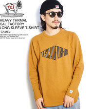 The Endless Summer TES HEAVY THRMAL CAL FACTORY LONG SLEEVE T-SHIRT -CAMEL- FH-1774307画像