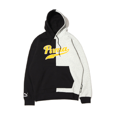 PUMA TEAM COLOUR BLOCK HOODIE GRAY 534310-04画像