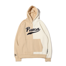 PUMA TEAM COLOUR BLOCK HOODIE BEIGE 534310-20画像
