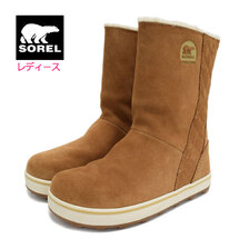 SOREL GLACY WP Elk WOMENS NL1975-286画像