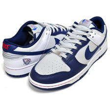 NIKE DUNK LOW RETRO EMB NETS grey fog/blue void-white DD3363-001画像
