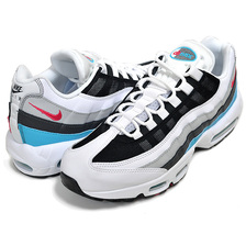 NIKE AIR MAX 95 white/lt fusion red CV6971-100画像