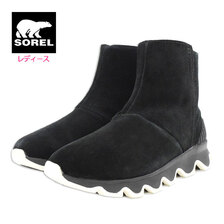 SOREL SHORT WP Black/Sea Salt WOMENS NL3128-010画像