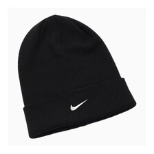 NIKE Cuffed Swoosh Beanie Black CW6324-010画像