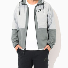 NIKE TE+ Winter Fleece Full Zip Hoodie Grey DD4897-077画像