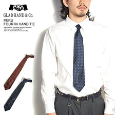 GLAD HAND PERU - FOUR IN HAND TIE画像