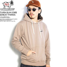 The Endless Summer TES TURN BUHI EMB SWEAT PARKA -CHARCOAL- FH-1774312画像