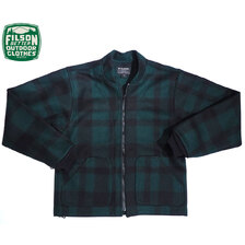 FILSON 10036 MACKINAW WOOL JACKET LINER green x black画像