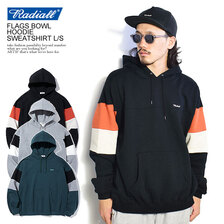 RADIALL FLAGS BOWL - HOODIE SWEATSHIRT L/S RAD-21AW-CUT011画像