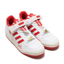 adidas FORUM LOW FOOTWEAR WHITE/SCARLET/CORE BLACK GW3493画像