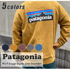 patagonia 21FW M's P-6 Logo Organic Crew Sweatshirt 39603画像