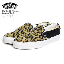 VANS Slip-On 59 (Sherpa) Leopard/Black VN0A38GU6BX画像
