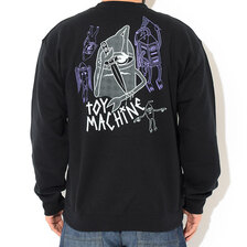 TOY MACHINE Loyal Pawn Embroidery Crew Sweat TMFBSW15画像