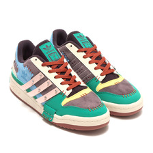 adidas Melting Sadness FORUM EXHIBIT LOW NIGHT BURGUNDY/VAPOR PINK/RIGHT BLUE GW8724画像