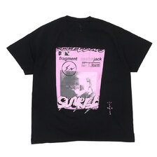 Cactus Jack &times; Fragment Design PINK SUNRISE TEE BLACK画像