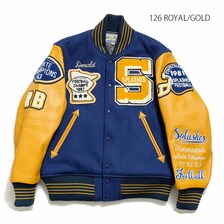 Whitesville 30oz. WOOL MELTON AWARD JACKET "SPLASHES" WV14902画像