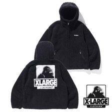 X-LARGE BOA FLEECE ZIP-UP JACKET 101214021012画像
