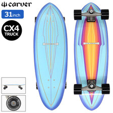 Carver Skateboards Blue Haze 31in &times; 9.875in CX4 Surfskate Complete C1012011076画像
